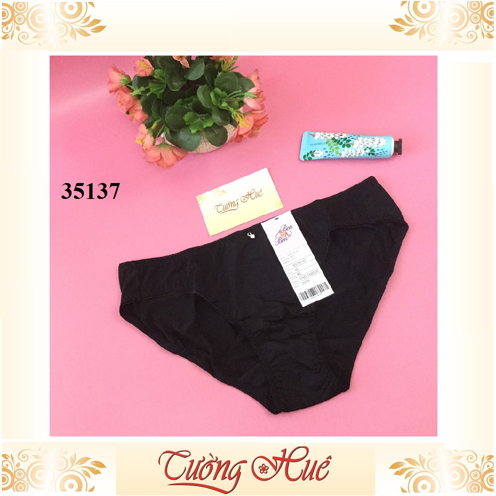 Quần lót nữ BonBon SV35137 trơn phối lưới.