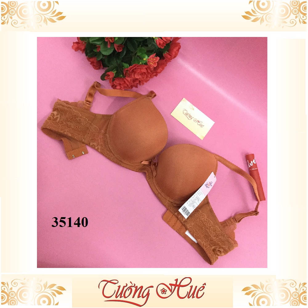 Áo lót nữ Bon Bon BV35140 nâng trơn lưng ren bảng to.