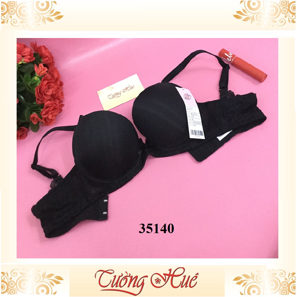 Áo lót nữ Bon Bon BV35140 nâng trơn lưng ren bảng to.
