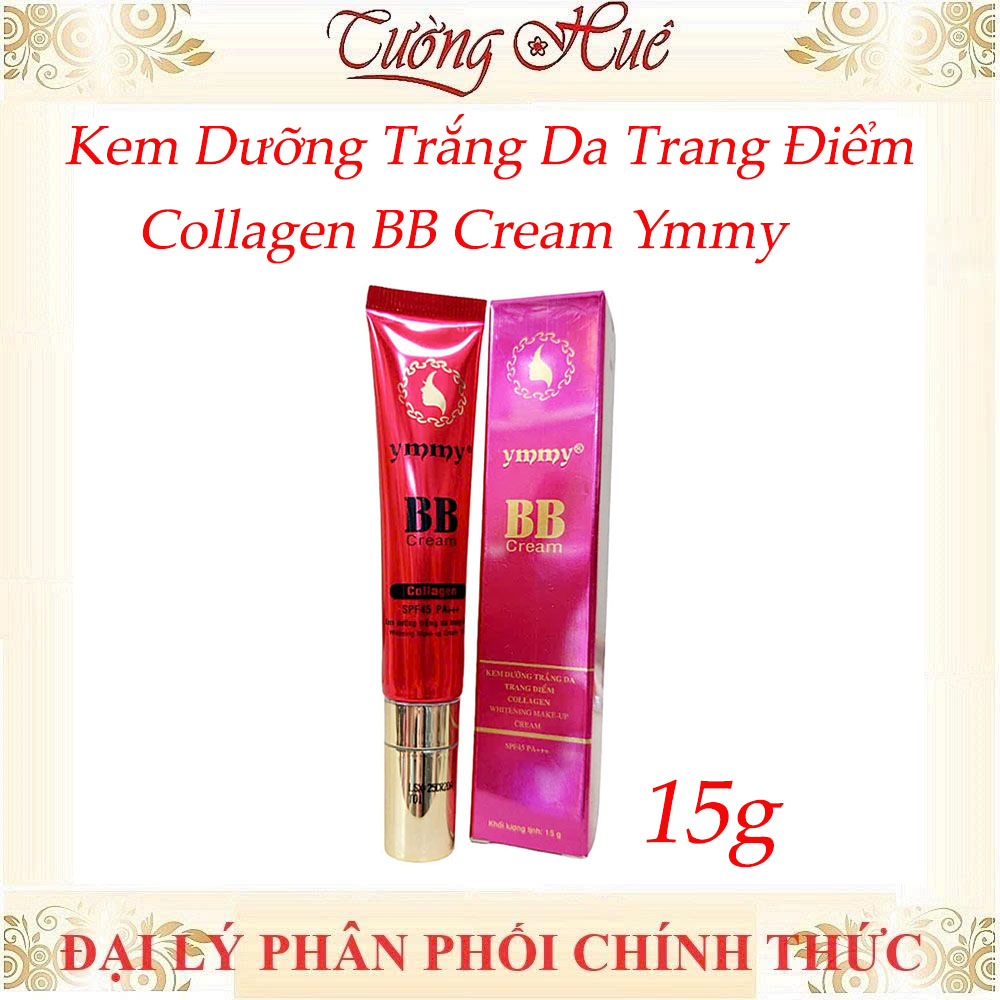 Kem Trang Điểm Dưỡng Trắng Da Collagen Ymmy BB Cream 15g
