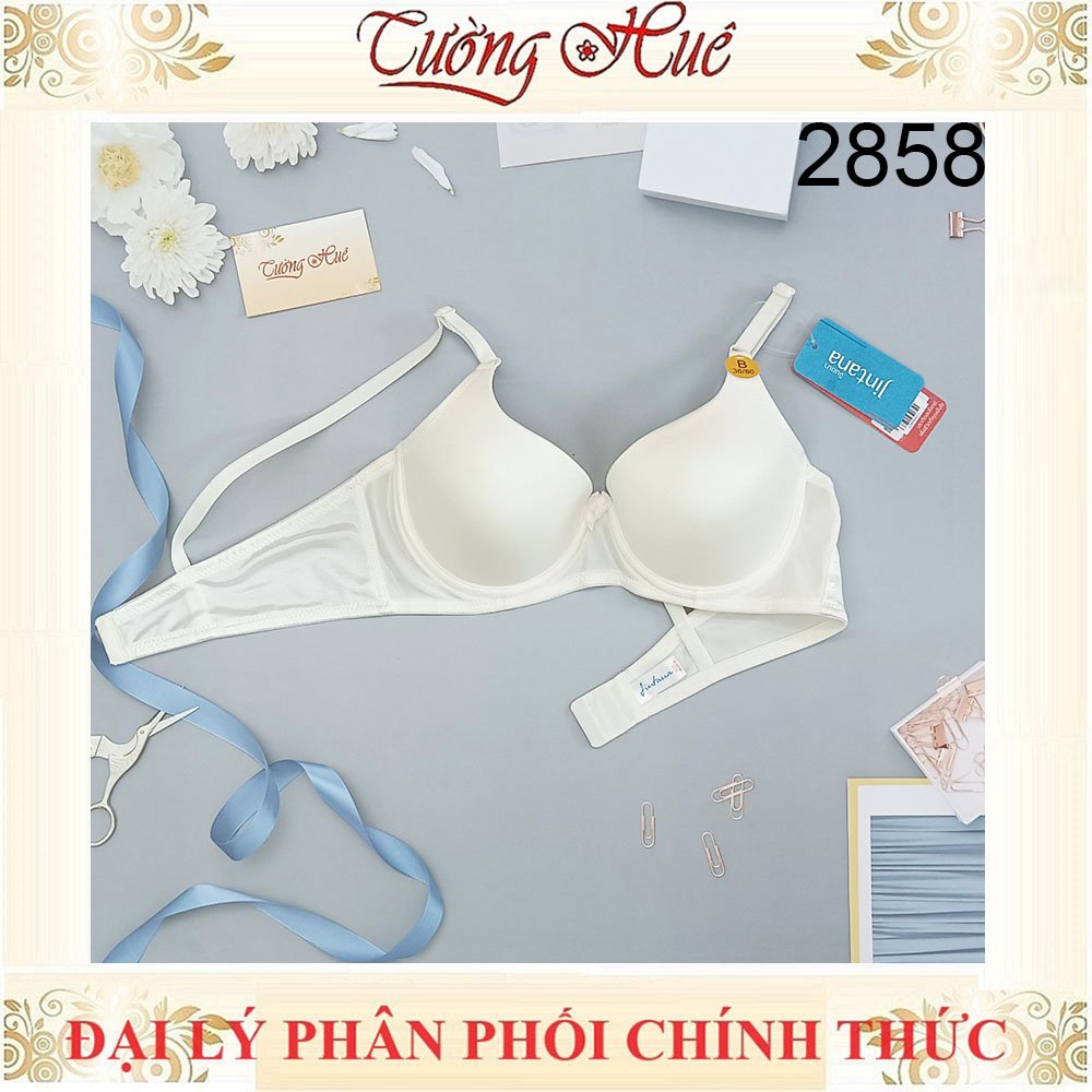 Áo Lót Nữ Thái Lan Jintana JB2858 Có Gọng Trơn Mút Mỏng 2 Móc Cài.