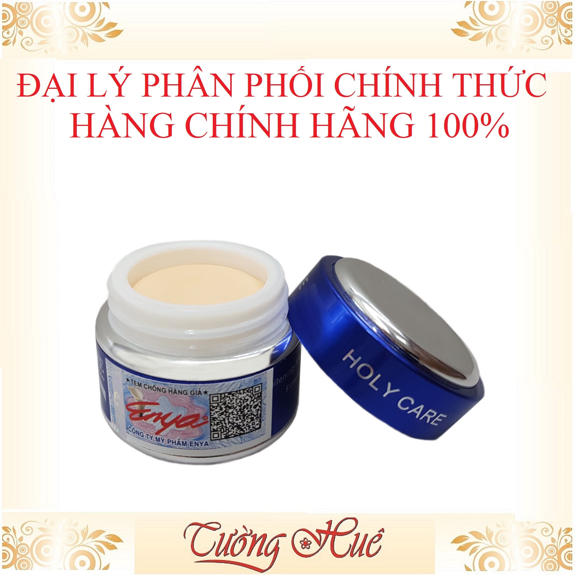 Kem Holy Care Dưỡng Trắng Da Mờ Nám - 20g - Xanh dương