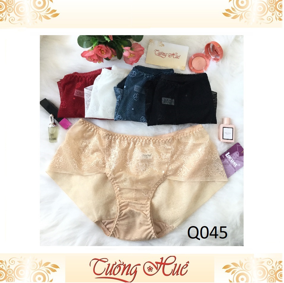 BỘ 3 Quần lót nữ Locust ren KIỂU VÀ MÀU NGẪU NHIÊN.