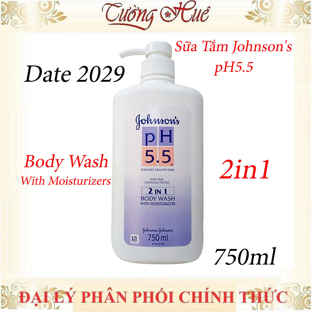 Sữa Tắm Johnson's Adult pH5.5 Body Wash Cho Người Lớn - 750ml (Có lựa chọn)