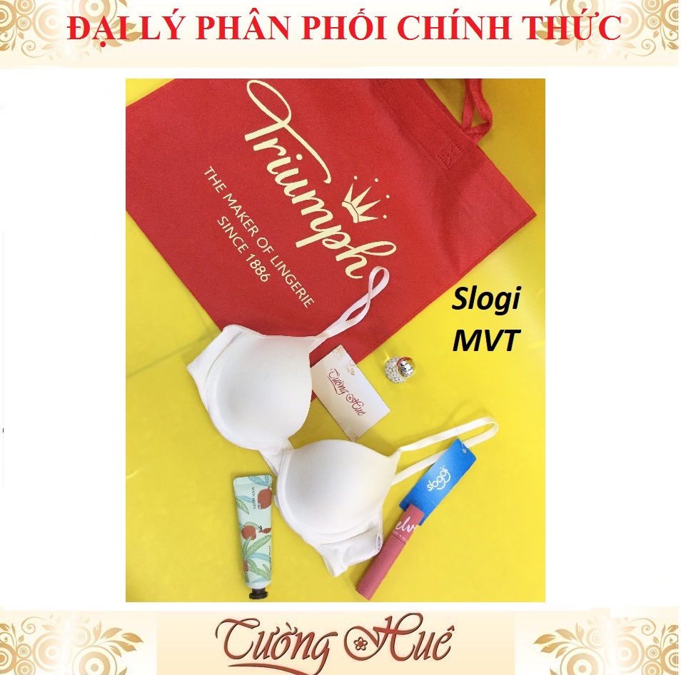 Áo lót nữ Triumph Sloggi WHP MVT 01 trơn V sâu.