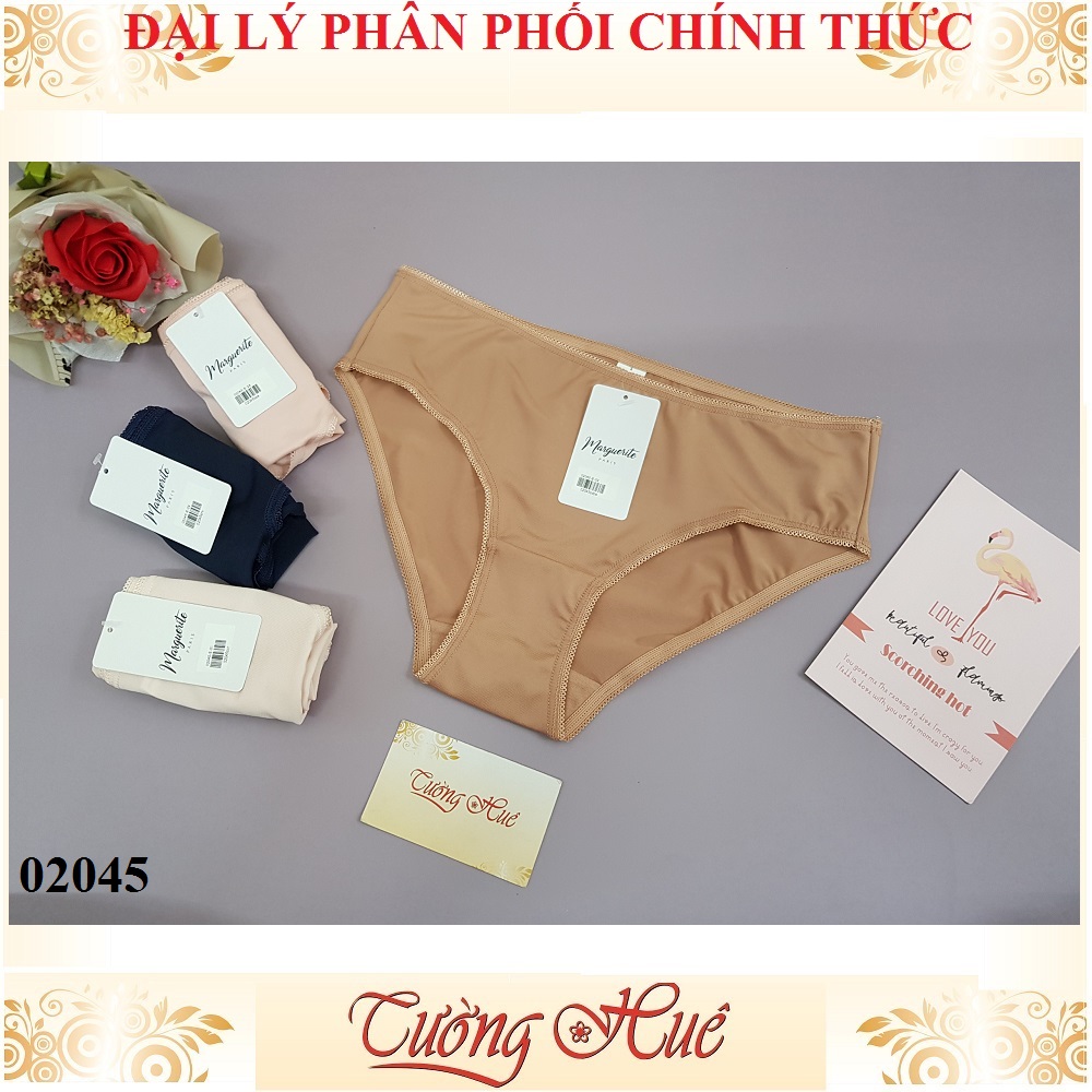 Quần lót nữ Marguerite Paris 02045 thun lạnh trơn. (FORM CHÂU ÂU).