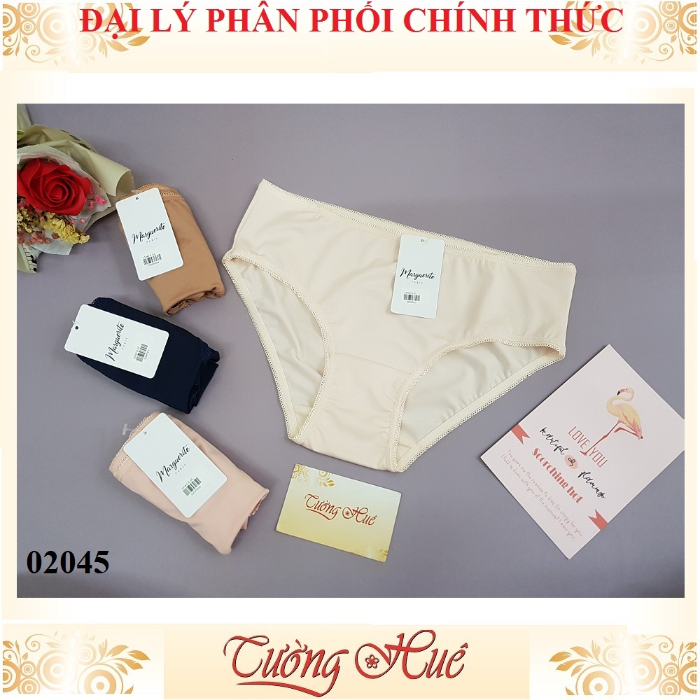 Quần lót nữ Marguerite Paris 02045 thun lạnh trơn. (FORM CHÂU ÂU).
