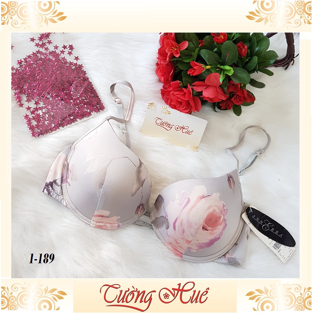 SALE SALE SALE - Áo lót nữ AnneBra 1-189 họa tiết hoa màu.