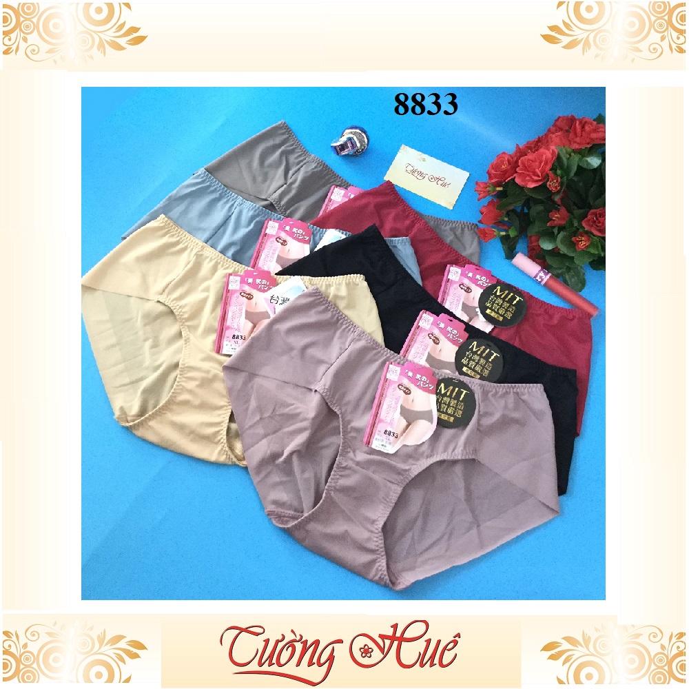 Quần lót nữ Shianey 8833 trơn nguyên mông lưng thấp.