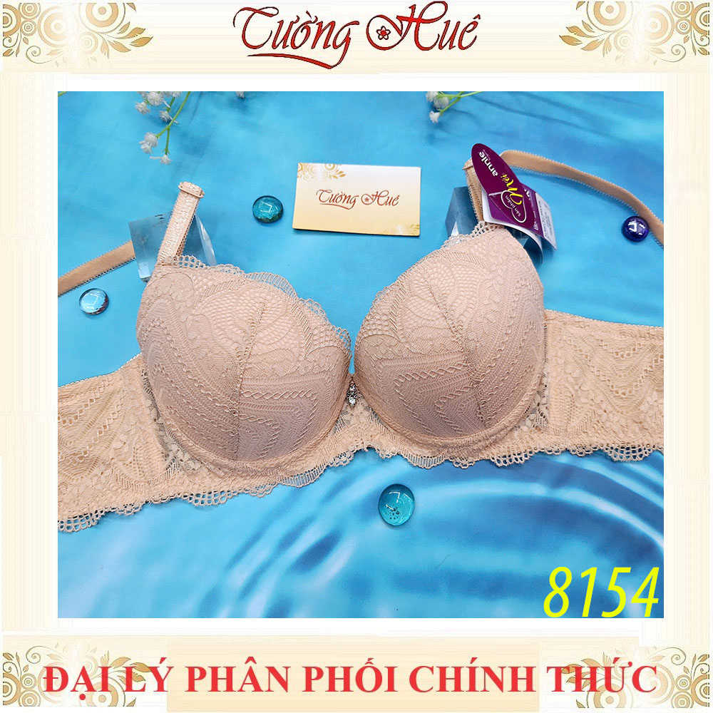 Áo Lót Nữ annie 8154 cao cấp ren mềm mút mỏng vừa có gọng