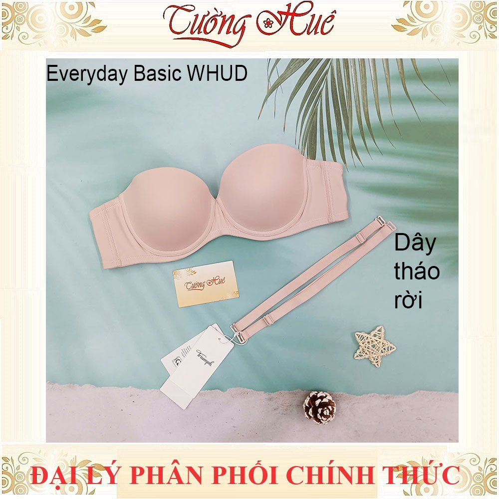 Áo lót nữ Triumph Simply Everyday Basic WHUD Áo lót cúp ngang có gọng đệm mút nâng ~2cm dây tháo rời.