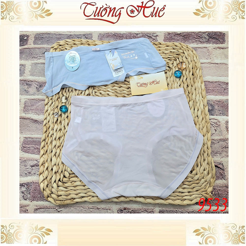 Quần Lót Nữ Shunvfengshang 9533 Lụa Lạnh Phối Nơ Freesize