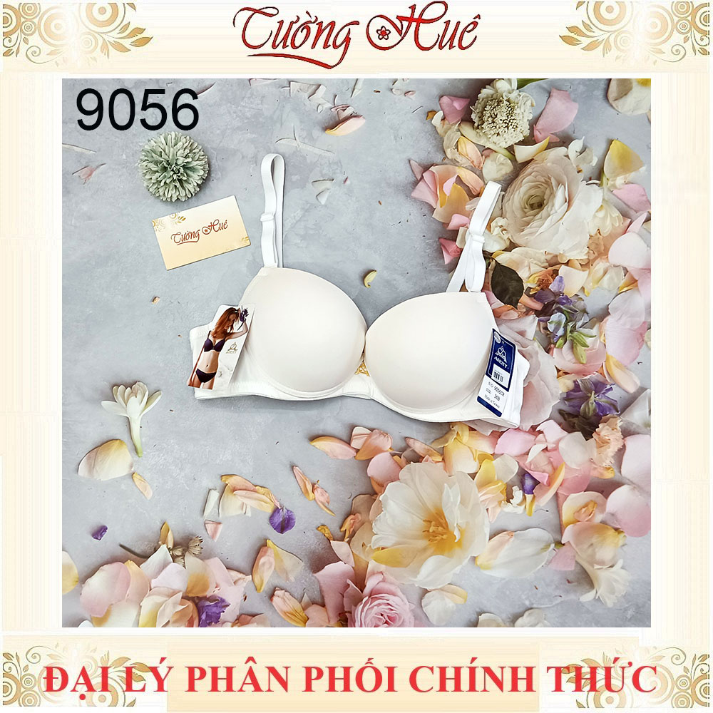 Áo Lót Nữ Đài Loan Aseity 9056 Áo lót nữ trơn có gọng nâng ngực đệm mút than tre hoạt tính dày ~5cm 3 móc cài.