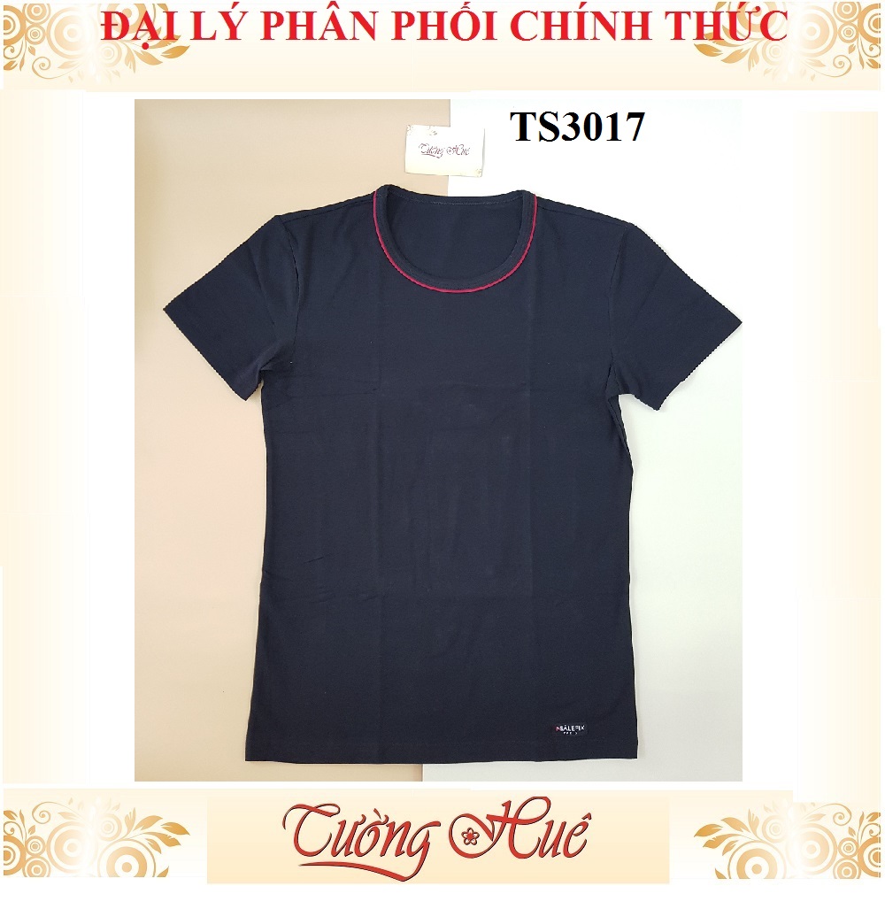 Áo lót nam Malefix Paris TS3017 áo có tay cổ tròn viền màu.