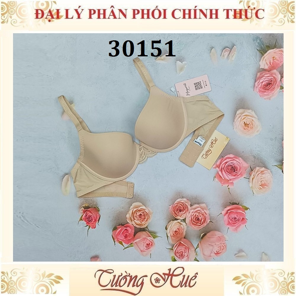 Áo lót nữ Marguerite 30151 Có Gọng Trơn Mút Mỏng 2 Móc Cài.