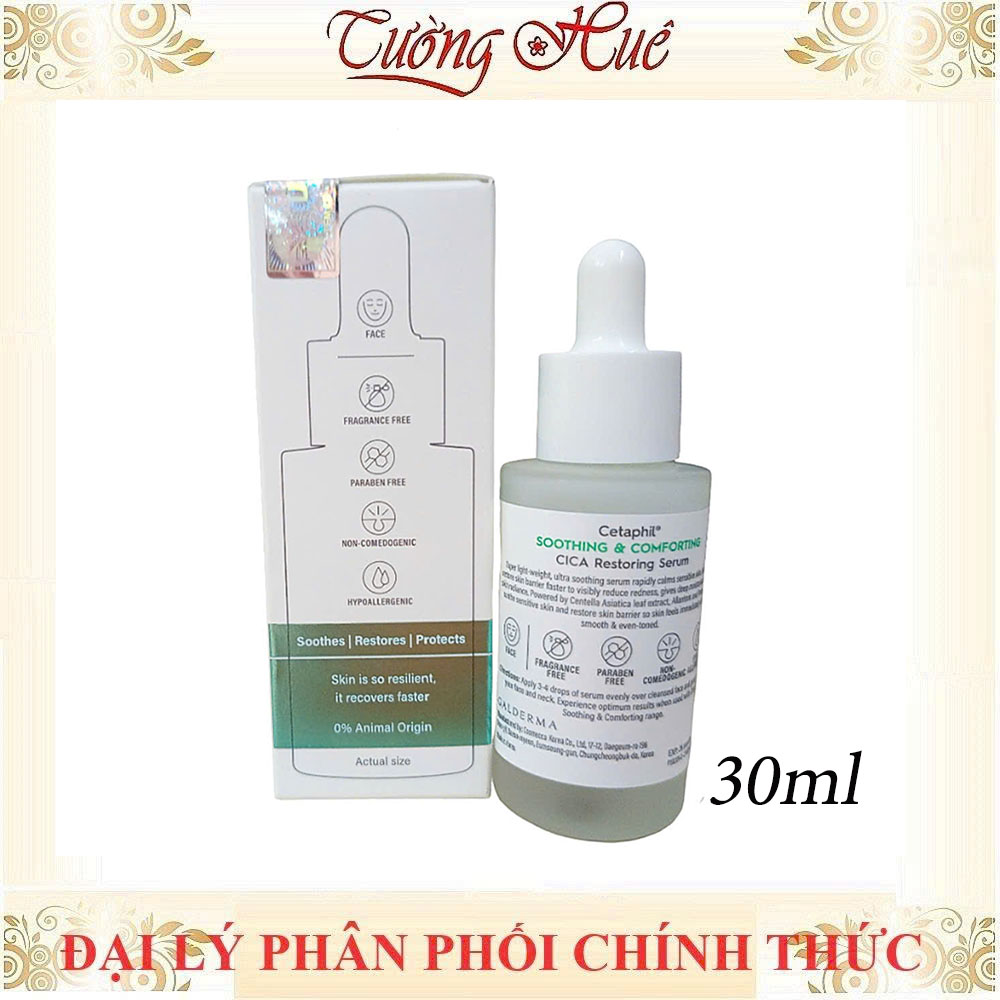 Serum Tinh chất làm dịu và phục hồi chuyên sâu Cetaphil Soothing and Comforting Cica Restoring 30ml