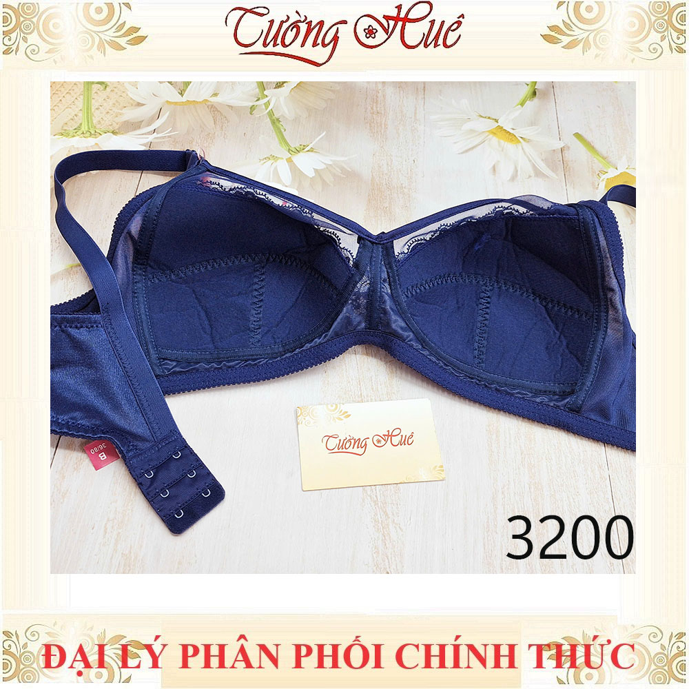 Áo Lót Nữ Thái Lan ONONO TB3200 Không Gọng Không Mút Phối Ren 2 Móc Cài