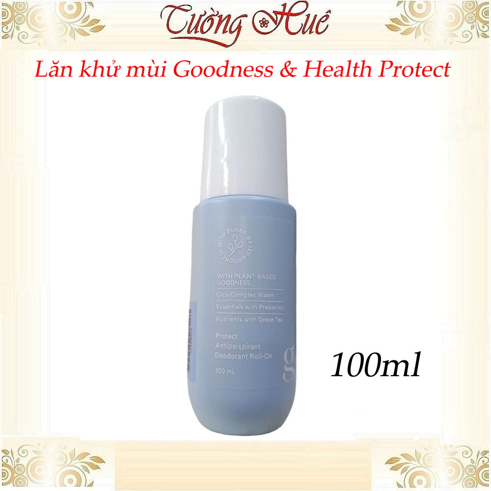 Lăn khử mùi và giảm tiết mồ hôi Goodness & Health Protect - 100ml