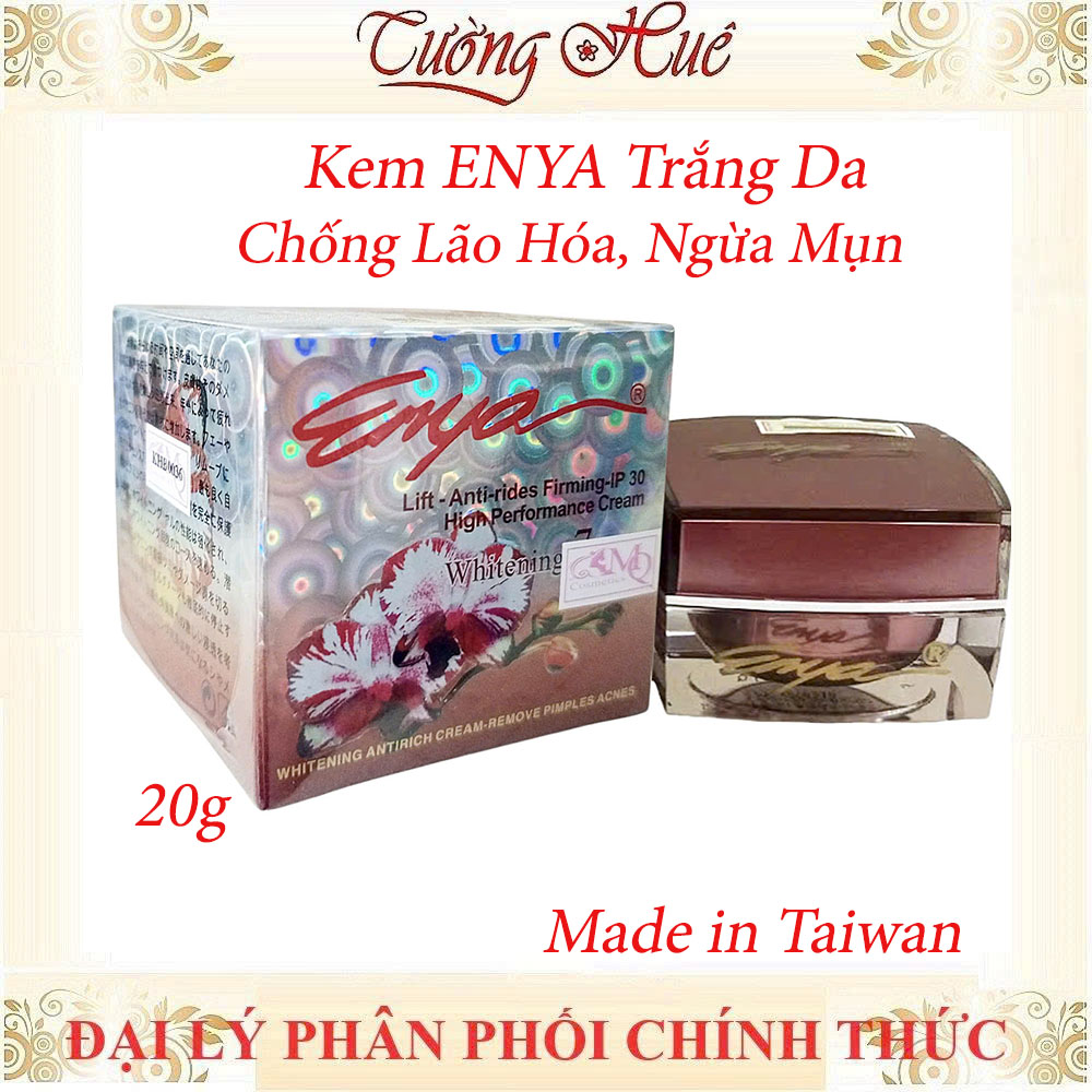 Kem ENYA Trắng Da, Chống Lão Hóa, Ngừa Mụn - 20g (Enya Hoa Đào)