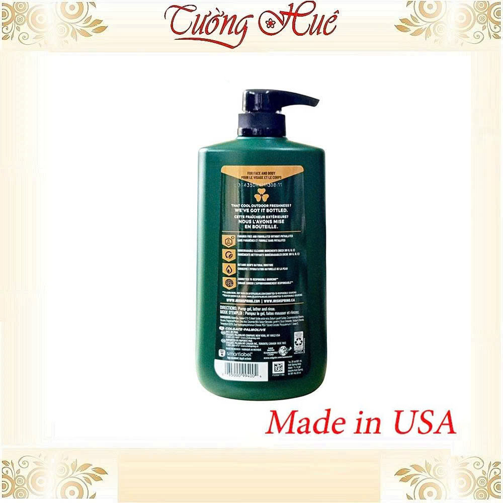 Sữa Tắm Gội Nam Irish Spring Body Wash - 887ml