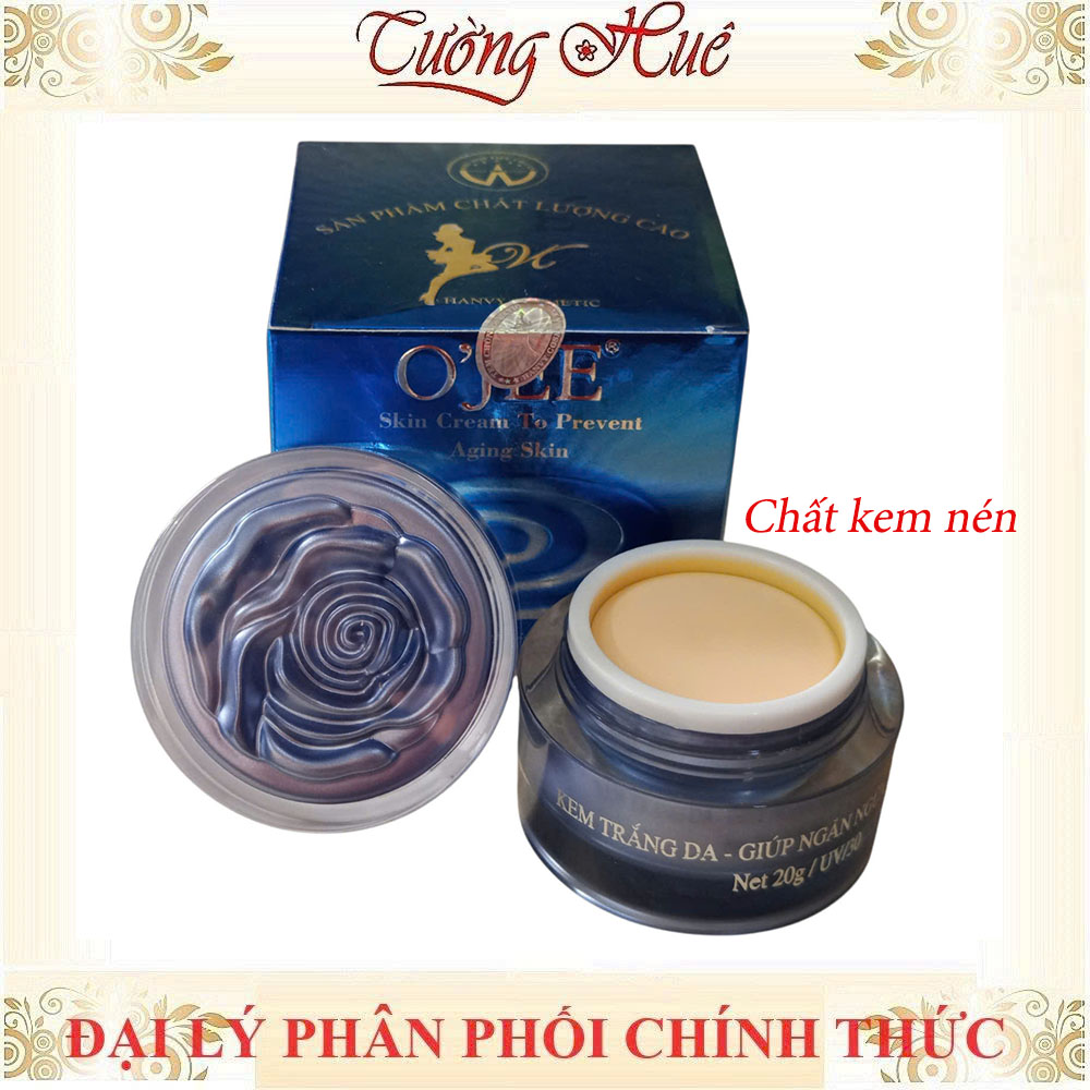 Kem O'Jee Dưỡng Trắng Da - Chống Lão Hóa - 20g - Xanh Dương