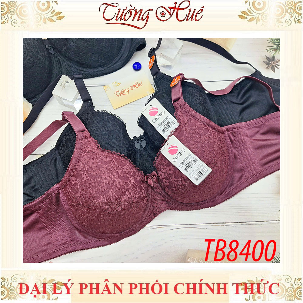 ÁO LÓT THÁI LAN CAO CẤP ONONO TB8400 ÁO CÓ GỌNG MÚT ÉP MỎNG SIZE TO 3 MÓC CÀI