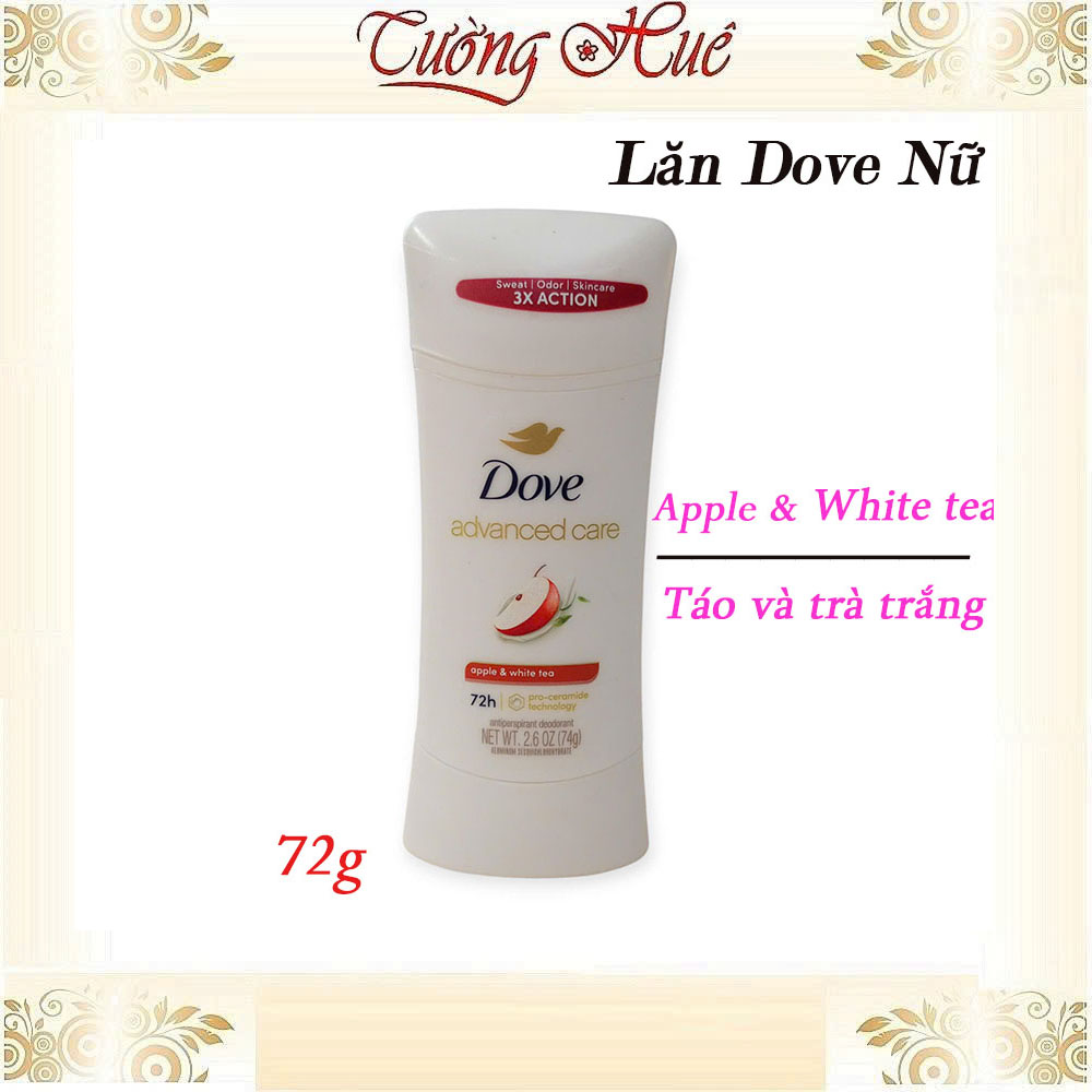 Lăn Khử Mùi Nữ Dove Nhiều Mùi Lựa Chọn - 74g