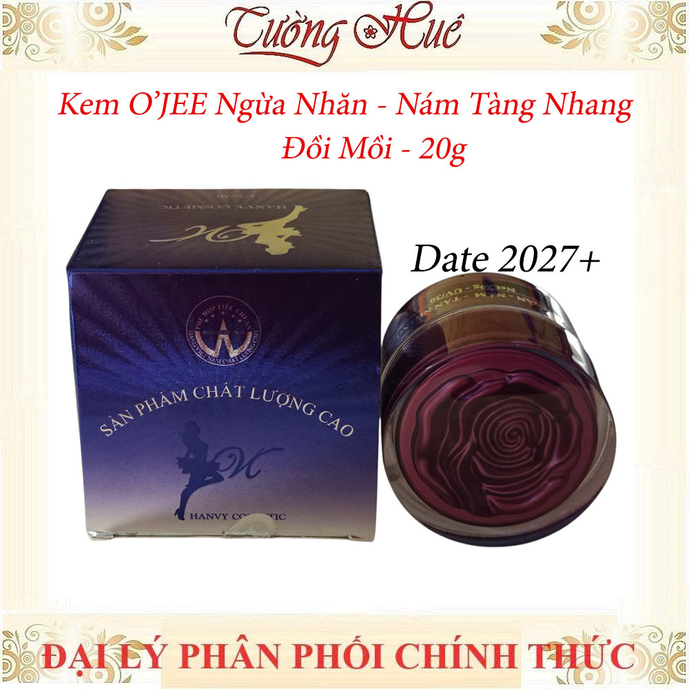 Kem O'Jee Ngừa Nhăn Nám Tàn Nhang Đồi Mồi - 20g - Tím.