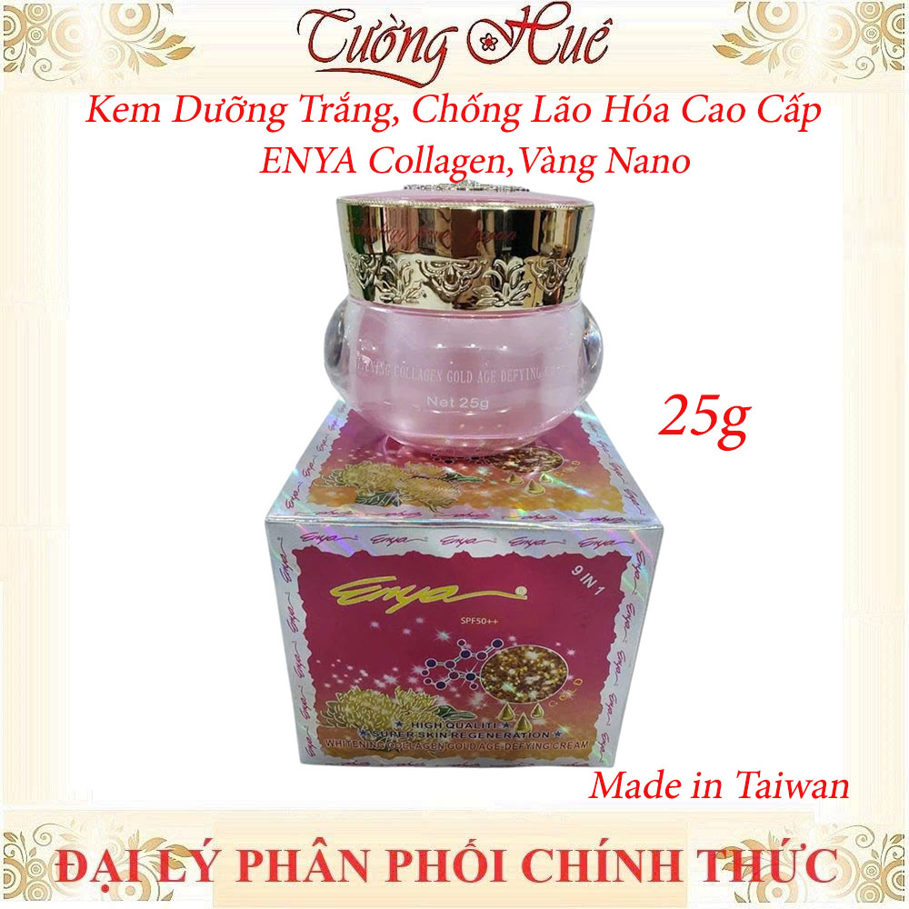 Kem Dưỡng Trắng, Chống Lão Hóa Cao Cấp ENYA Collagen Vàng Nano - 25g.