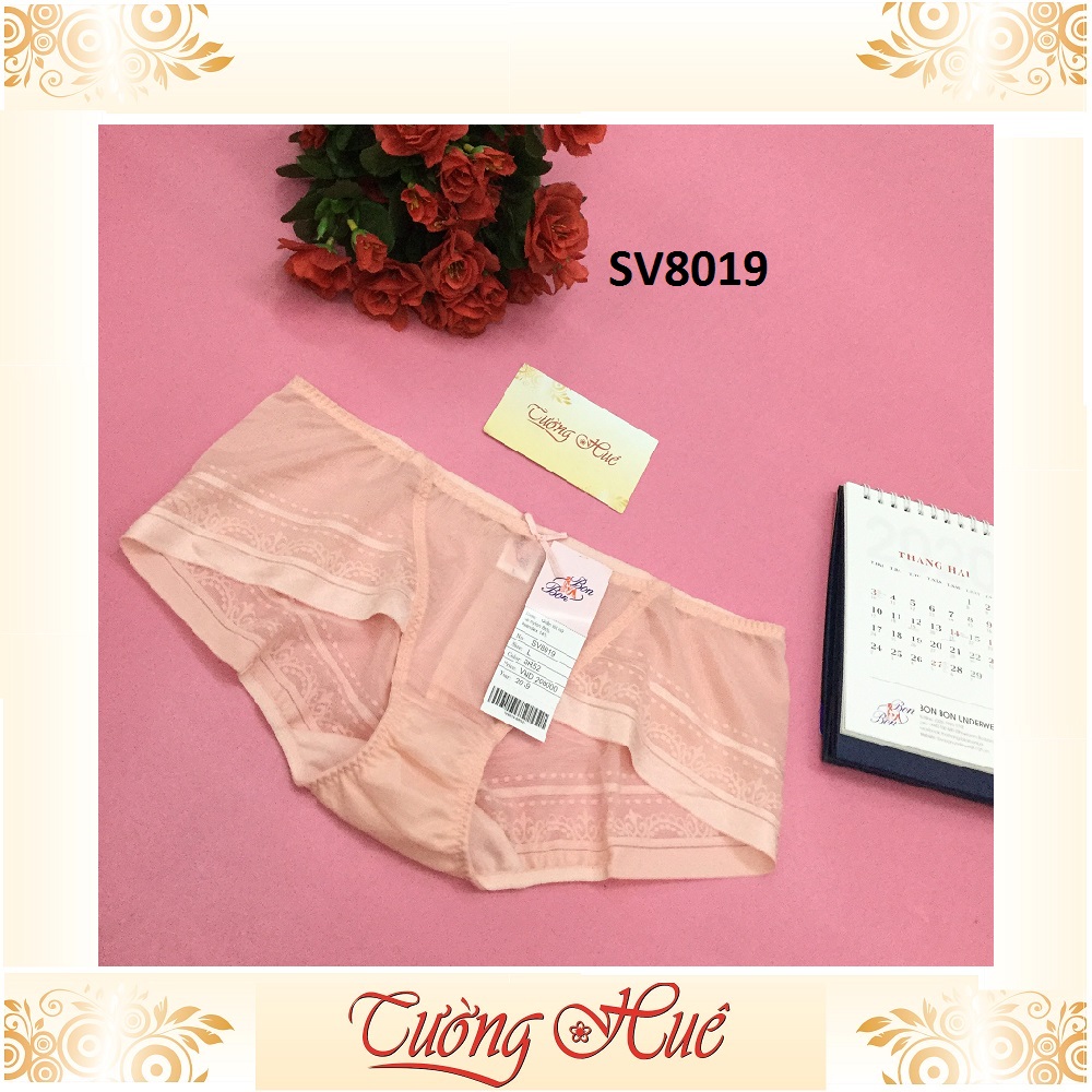 Quần lót nữ BonBon SV8019 ren lưới xuyên thấu.