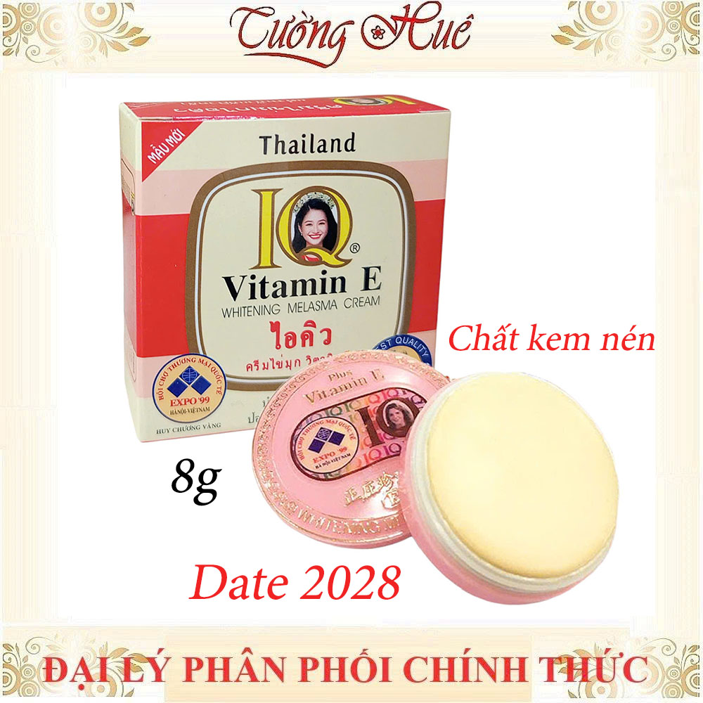 Kem Dưỡng Trắng Da Trị Nám Thái Lan IQ Vitamin E - 8g.
