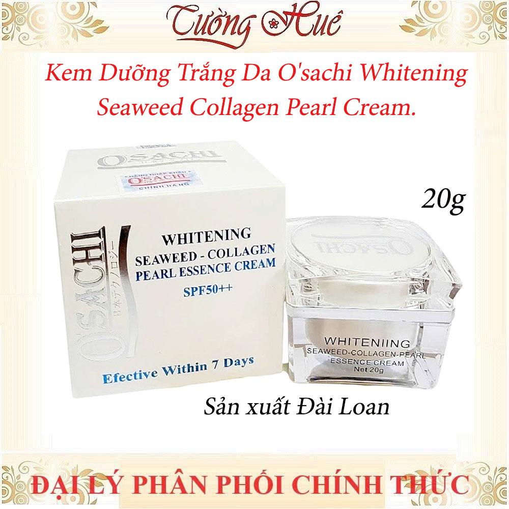 Kem Dưỡng Trắng Da Osachi Tinh Chất Ngọc Trai & Rong Biển & Collagen - 20g