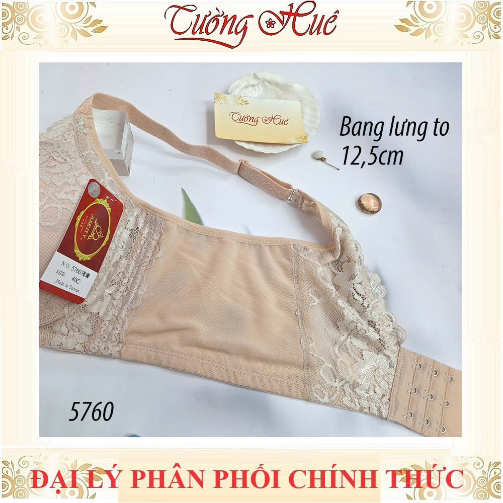 Áo Lót Nữ 3 Nấc Cài Aseity 5760 Cúp C  Bảng Lưng Chữ U 12,5cm
