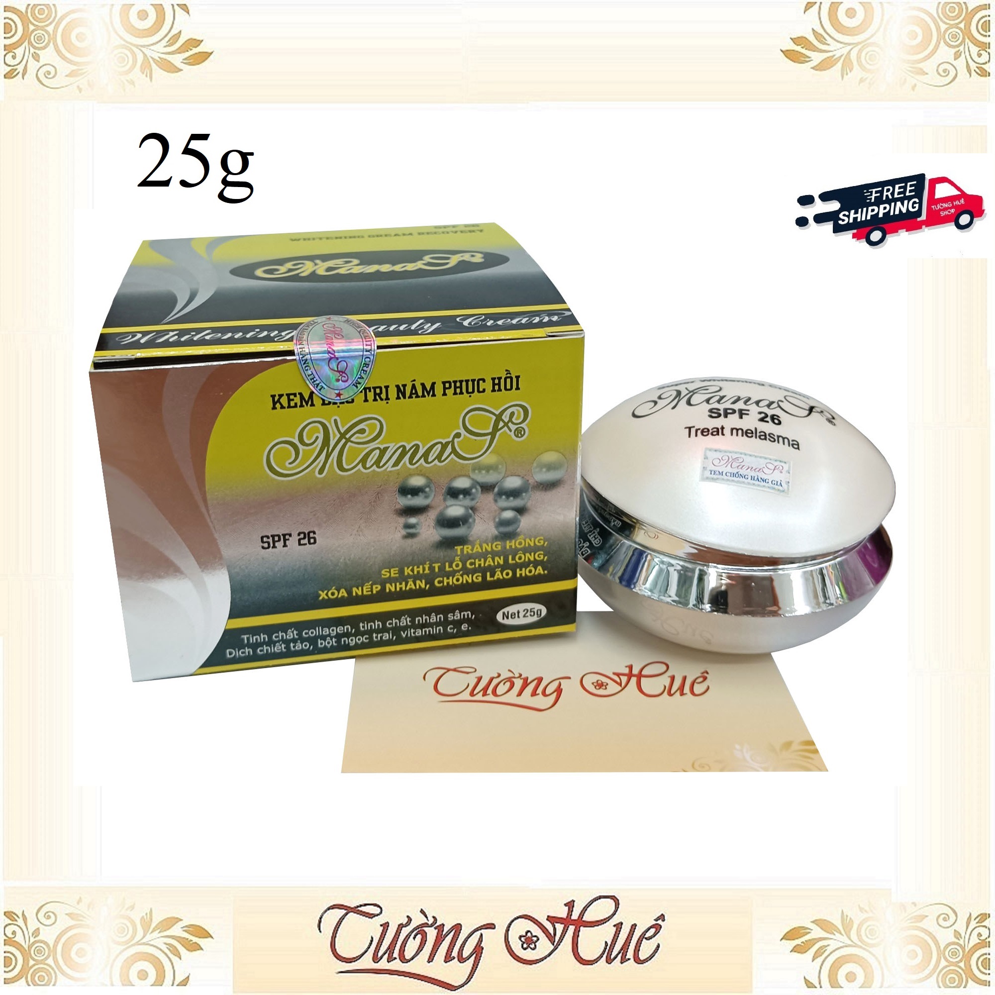 Kem MANA Ngừa Nám Phục Hồi SPF26 - 25g.