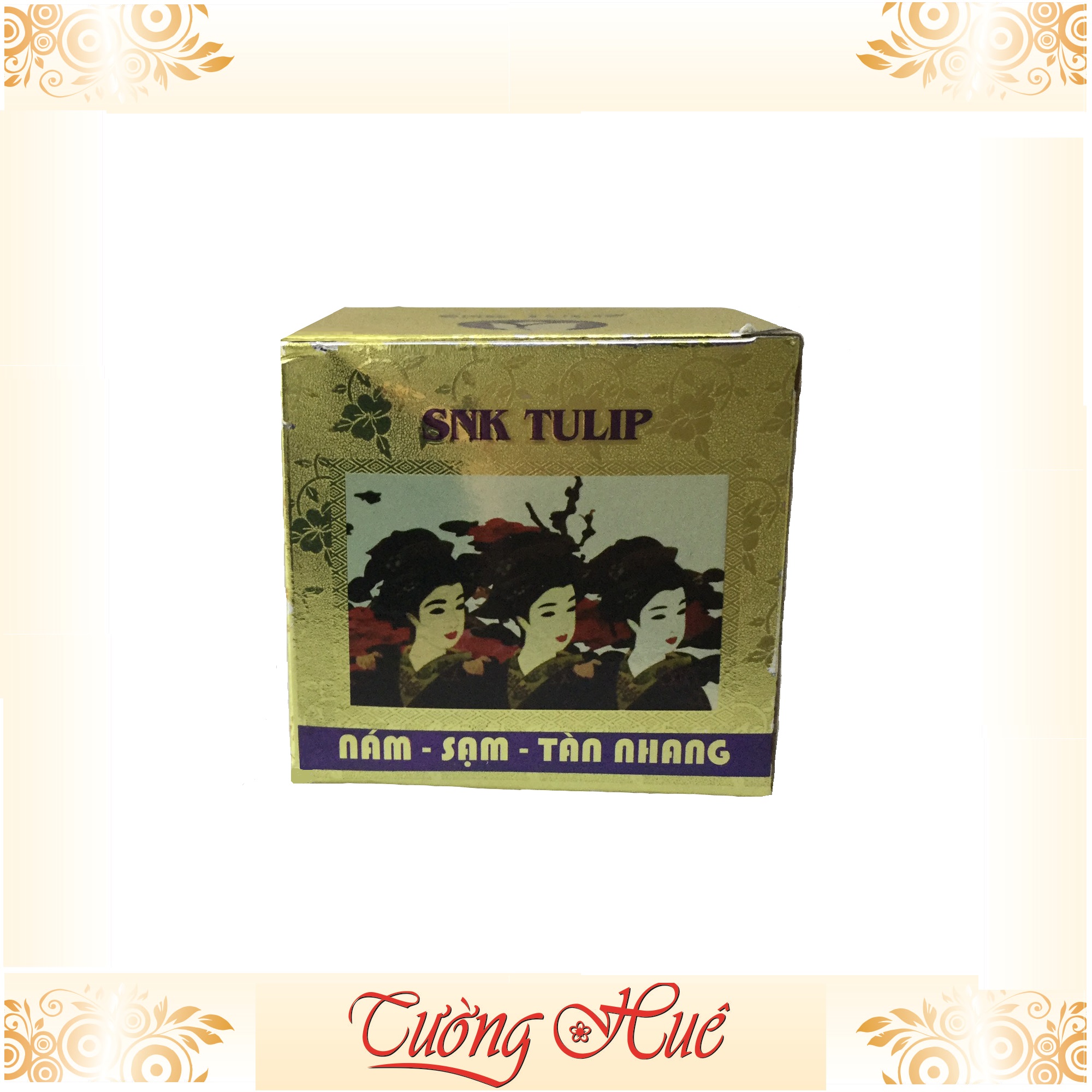 Kem nám, sạm, tàn nhang SNK Tulip - 15g - Tím