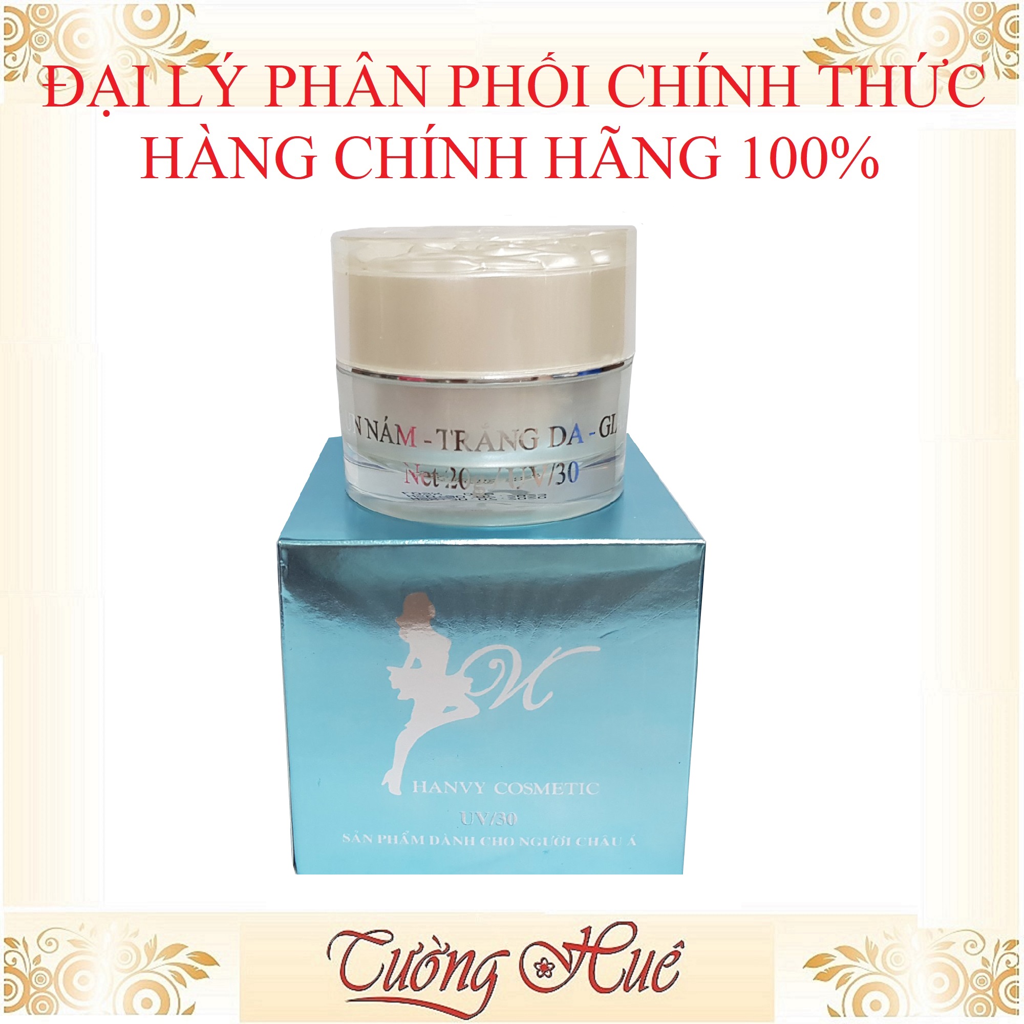 Kem O'Jee Mụn Nám Trắng Da Giảm Nhăn - 20g - Xanh Biển