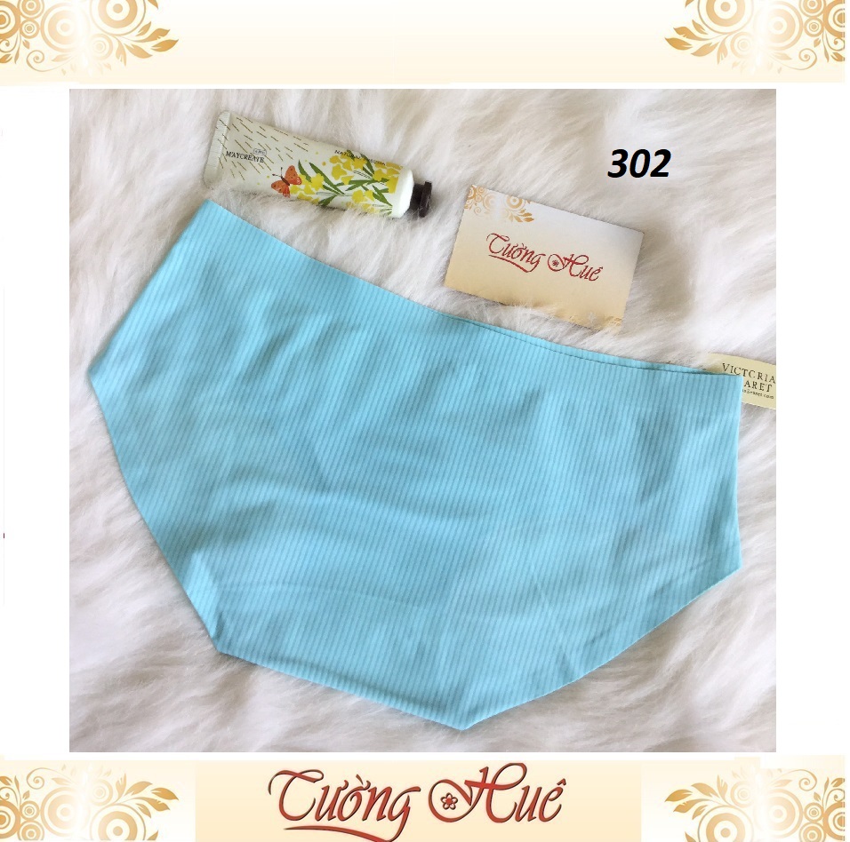 Quần lót nữ VS 302 su lạnh sọc ( cỡ lớn) MÀU NGẪU NHIÊN.