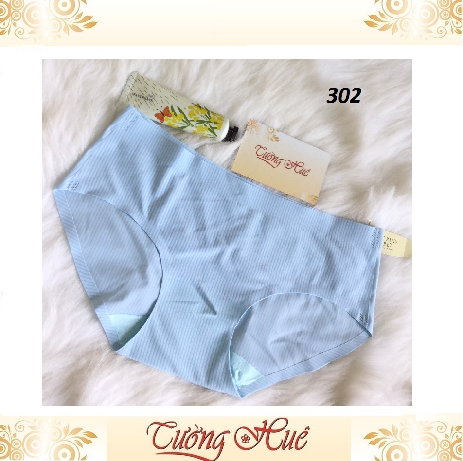 Quần lót nữ VS 302 su lạnh sọc ( cỡ lớn) MÀU NGẪU NHIÊN.