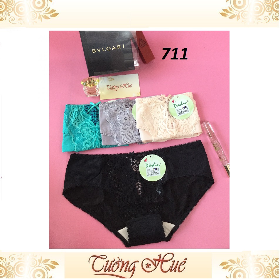 Quần lót nữ Darlin DL711 phối ren.