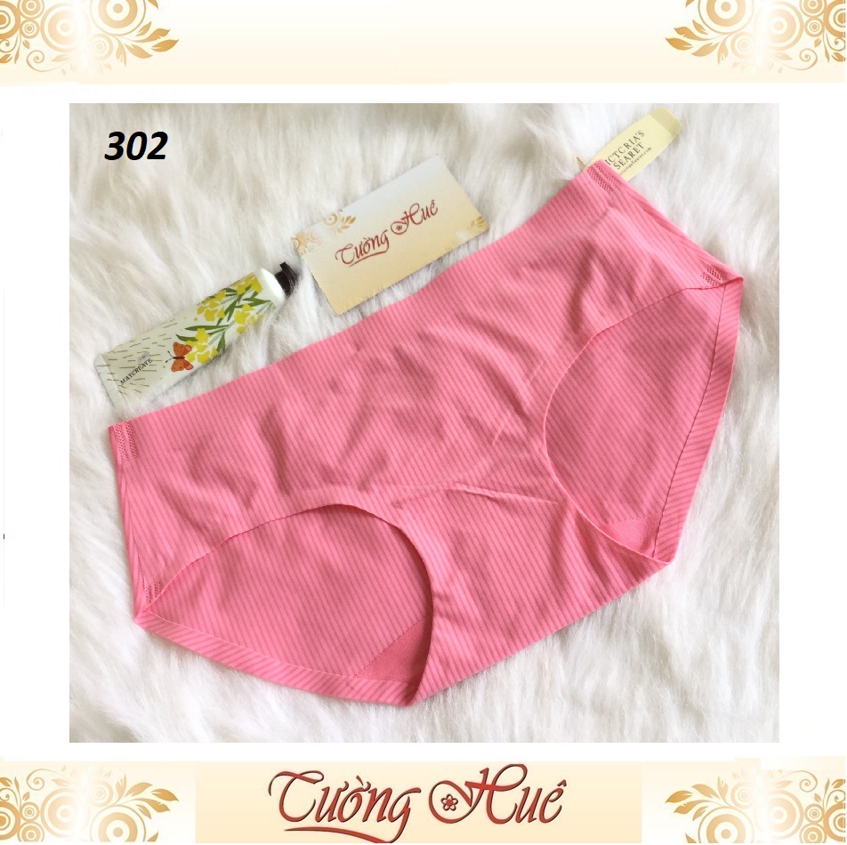 Quần lót nữ VS 302 su lạnh sọc ( cỡ lớn) MÀU NGẪU NHIÊN.