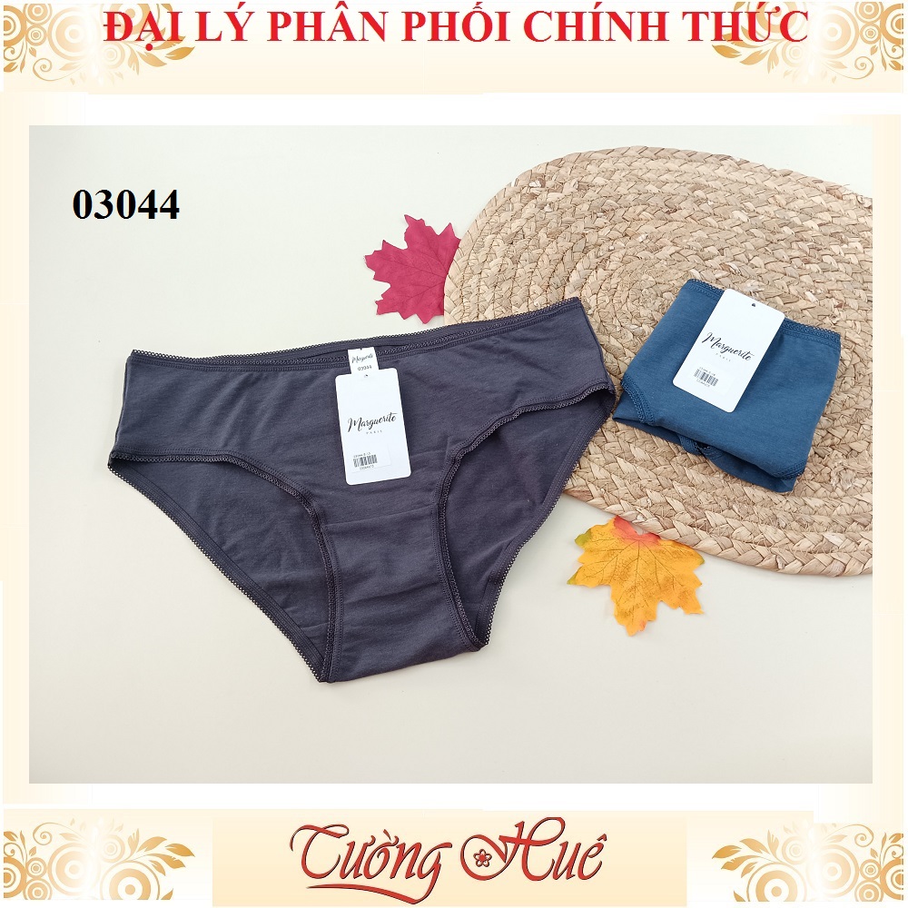 Quần lót nữ Marguerite Paris 03044 cotton trơn (FORM LỚN).