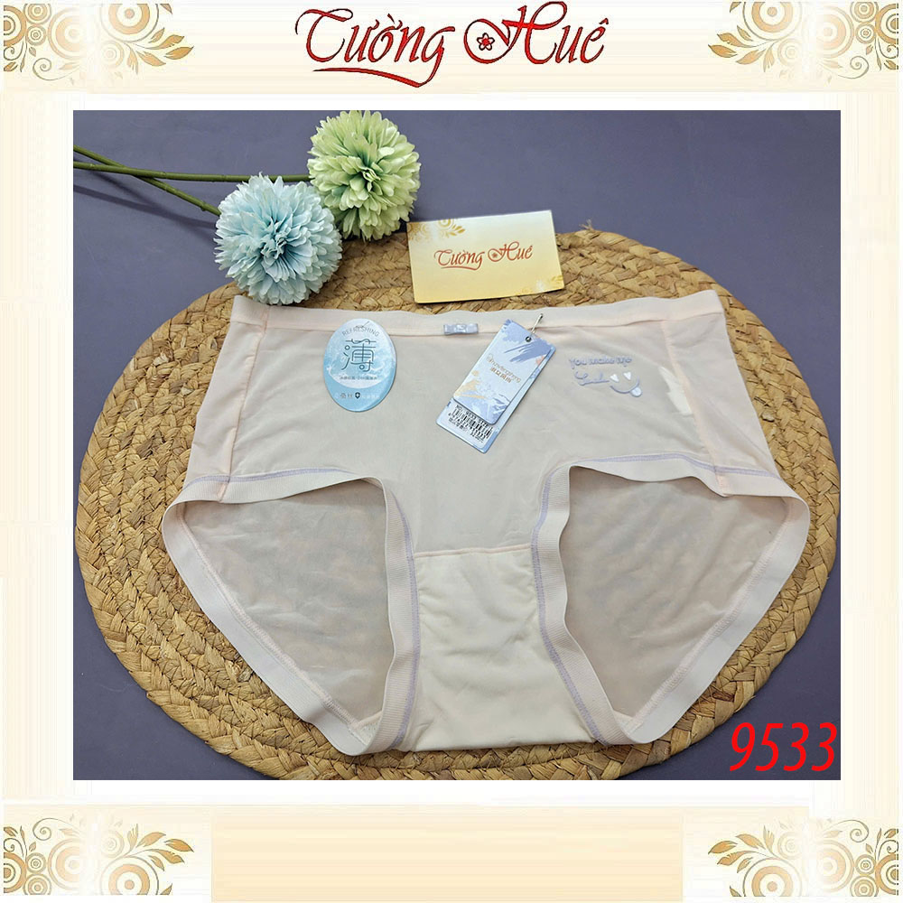 Quần Lót Nữ Shunvfengshang 9533 Lụa Lạnh Phối Nơ Freesize