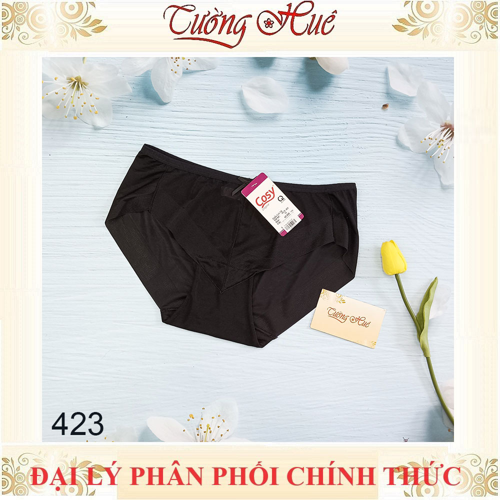 Quần Lót Nữ Cosy 423 Quần lót không viền may lưng vừa màu trơn.