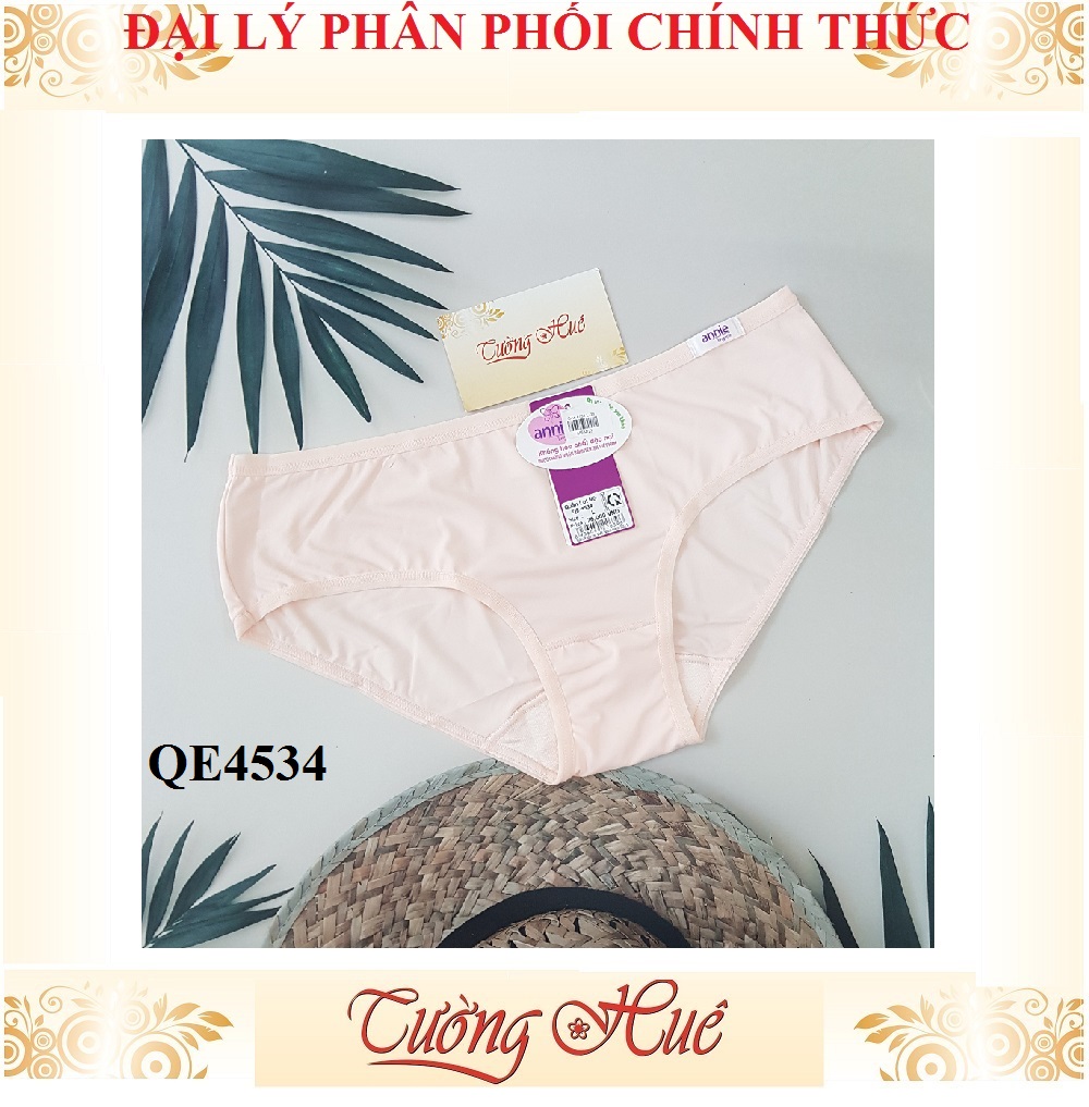 Quần lót nữ annie 4534 Trơn Thun Lạnh Lưng Thấp.