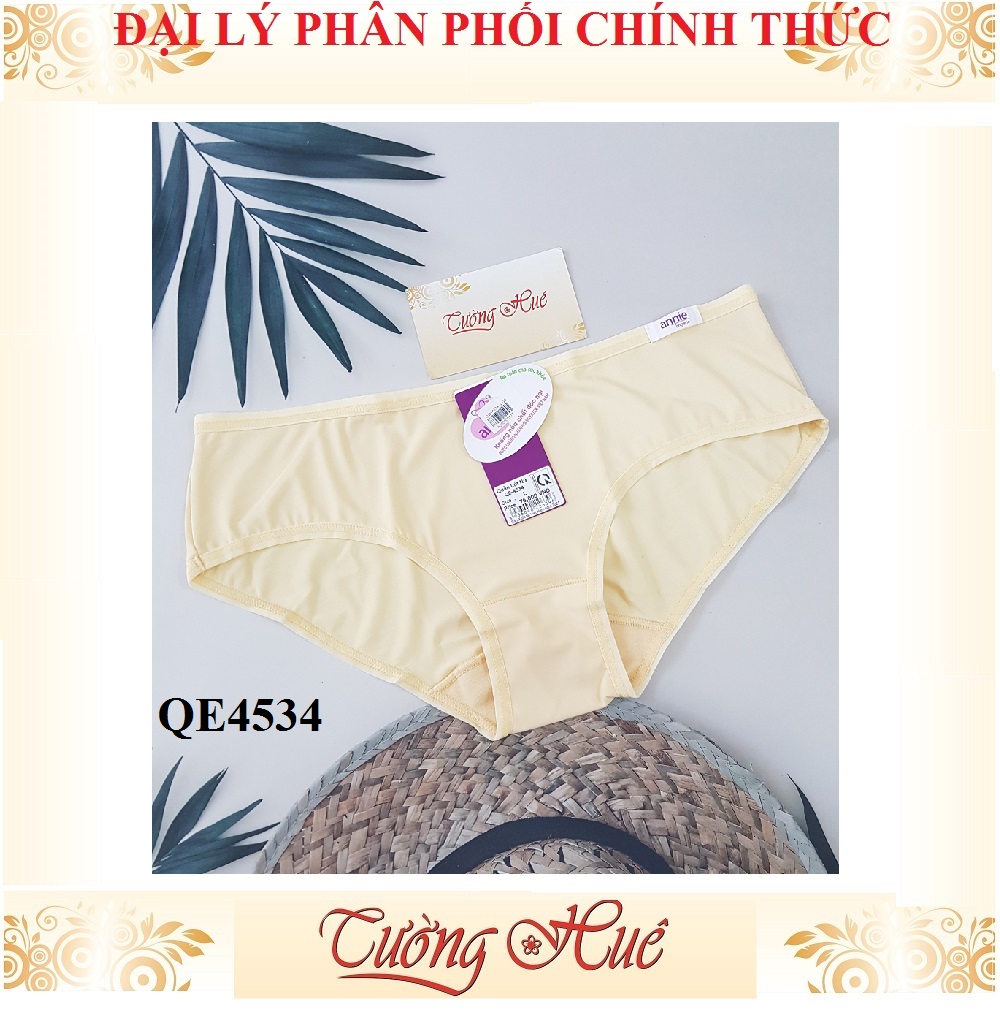 Quần lót nữ annie 4534 Trơn Thun Lạnh Lưng Thấp.