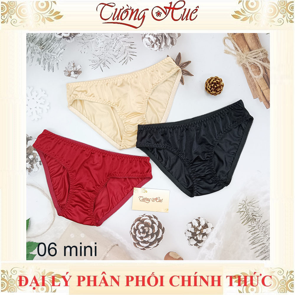 Quần lót nữ Angel 06mini Quần lót lưng thấp form nhỏ màu trơn basic.
