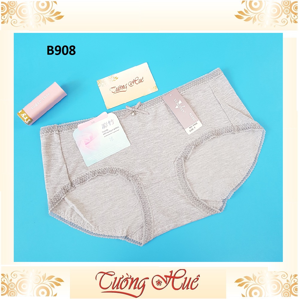 Quần lót nữ Voronin B908 quần lót nguyên mông lưng thấp (MÀU NGẪU NHIÊN).
