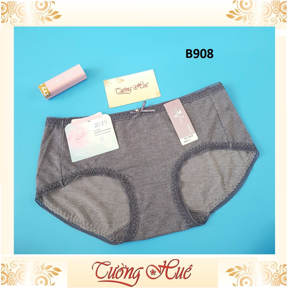 Quần lót nữ Voronin B908 quần lót nguyên mông lưng thấp (MÀU NGẪU NHIÊN).