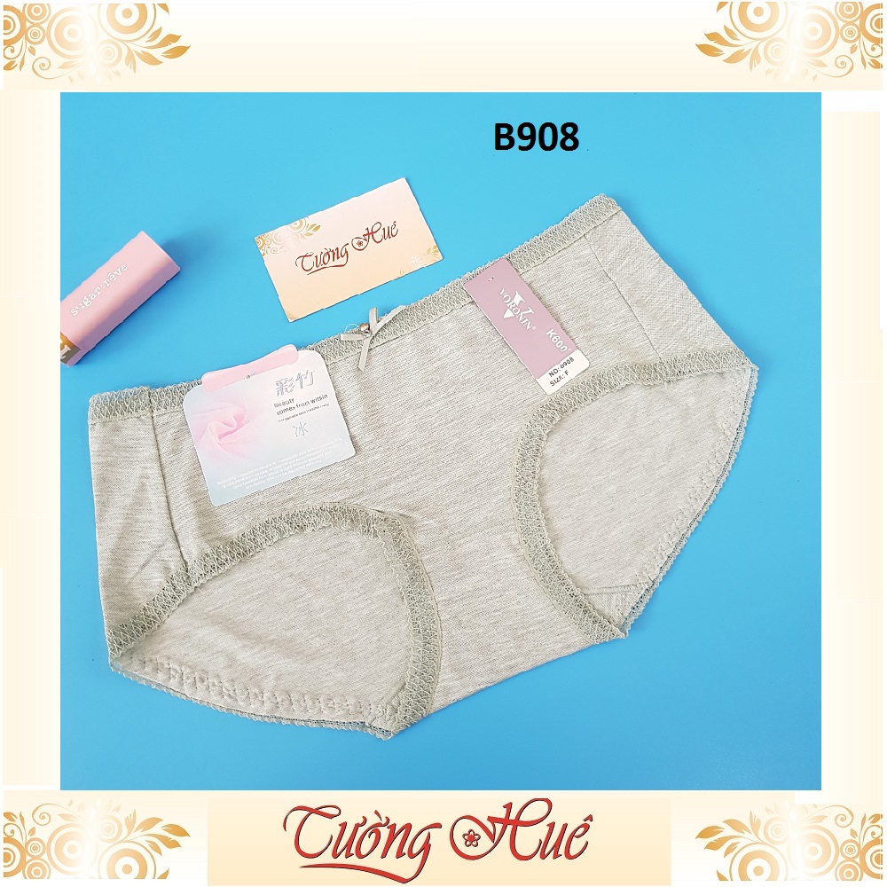 Quần lót nữ Voronin B908 quần lót nguyên mông lưng thấp (MÀU NGẪU NHIÊN).