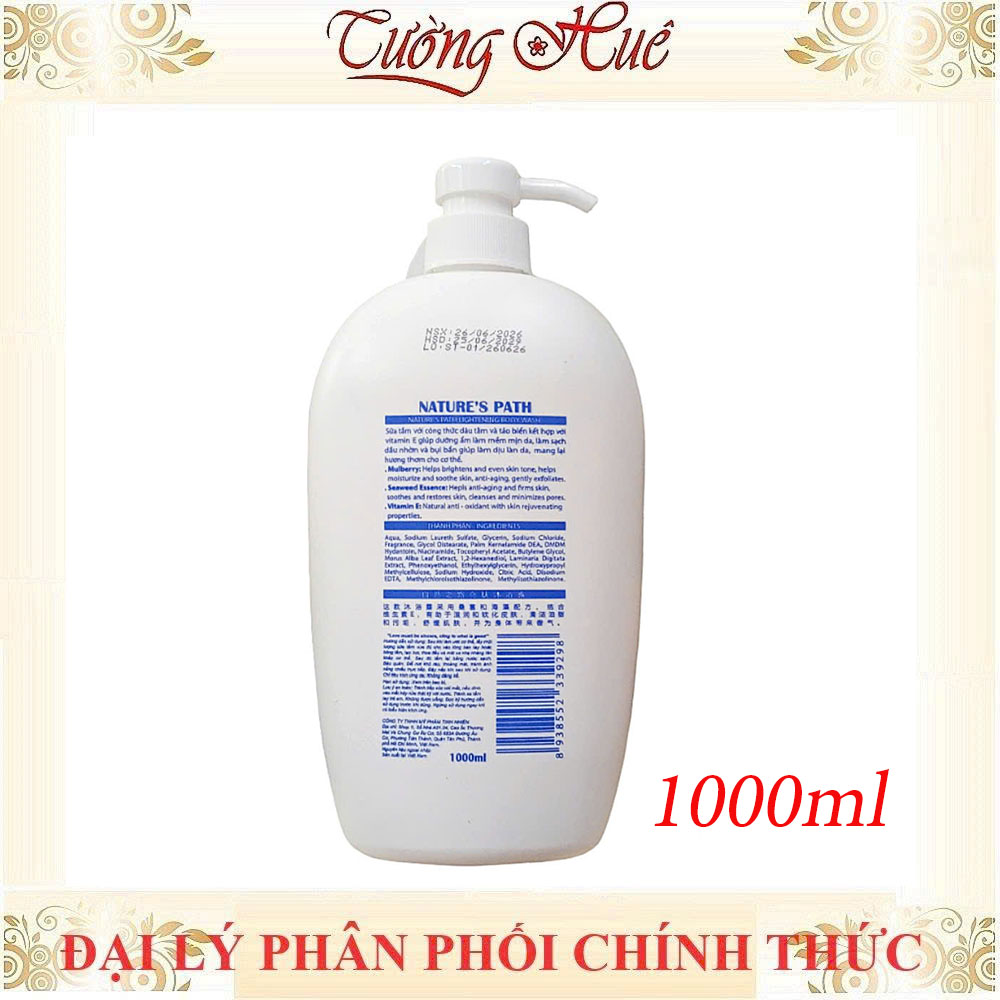 Sữa Tắm Dưỡng Da Follow me Nature's Path - 1000ml